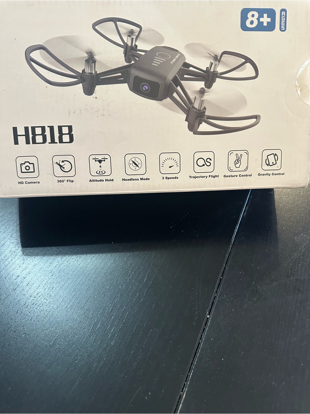 H818 Black Drone with HD Camera - H818